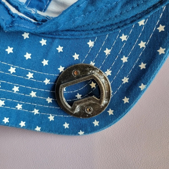 Disney Parks Mickey Mouse Baseball Hat Bottle Opener‎ Adjustable Americana Cap - Picture 8 of 11